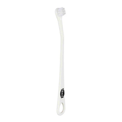 TRIXIE Toothbrush Set for Small-Breed Dogs and Cats, 4-Piece Set