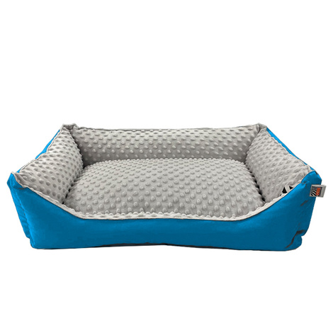 Pupilarni Kanapa Dog Bed, Size S, Gray and Blue
