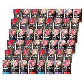 Rafi Mix Wet Dog Food, 48 x 500 g