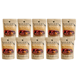 Luger's Daily Pleasures Wet Dog Food with Chicken Hearts and Carrots, 10 x 500 g Set