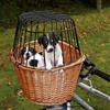 Trixie Wicker Bike Basket for Dogs or Cats, 44 x 48 x 33 cm