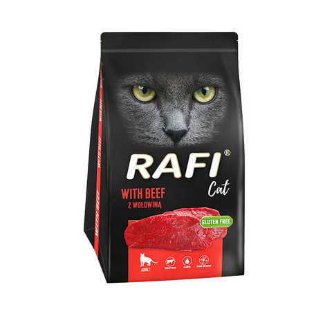 Rafi Cat Dry Cat Food with Beef, 1.5 kg