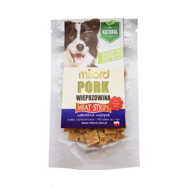 Milord Meat Strips Dog Treats, Pork, 70 g