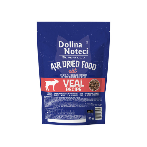 Dolina Noteci Superfood Veal Dish, Dried Cat Food, 150 g
