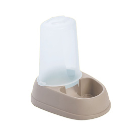 Barry King Automatic Food and Water Dispenser for Dogs or Cats, 2.5 L, Beige