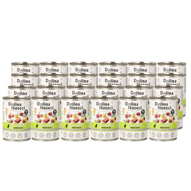 Dolina Noteci Premium Wet Dog Food Rich in Goose, 24 x 400 g Set, LIMITED EDITION