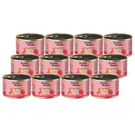 Dolina Noteci Superfood Wet Dog Food for Small Breeds: Goat and Turkey, 12-Pack (185 g each)