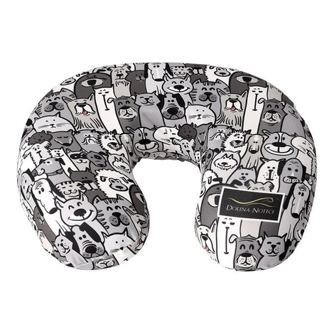 Dolina Noteci, Gray Travel Pillow