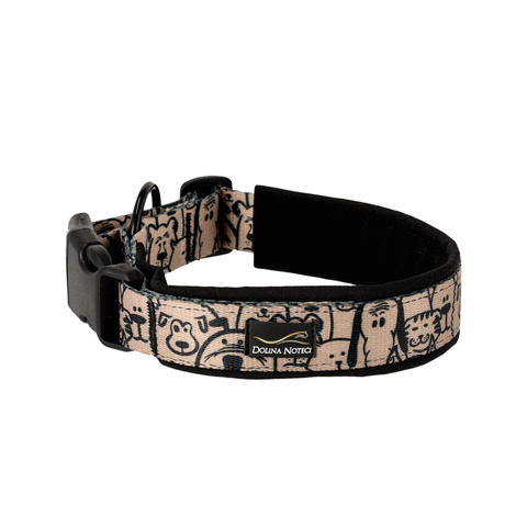 Dolina Noteci Lined Buckle Collar, 25 mm x 44–49 cm