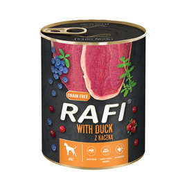 Rafi Wet Dog Food with Duck, 800 g