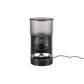 Trixie TX-C Smart Automatic Feeder with Camera, Cat Food Dispenser and Bowl, Black, 18 × 31 × 18 cm, 3 L