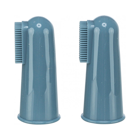 Trixie Silicone Toothbrush Set for Dogs and Cats, 2-Pack