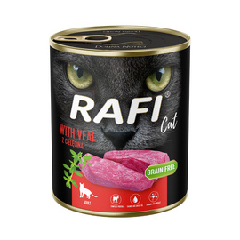 Rafi Cat Adult Wet Cat Food with Chicken, 400 g
