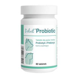 Dolfos Dolvit Probiotic Dietary Supplement for Dogs and Cats, 60 Tablets