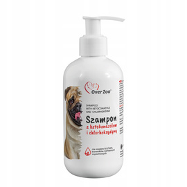 Over Zoo Dog Shampoo with Ketoconazole and Chlorhexidine, 250 ml