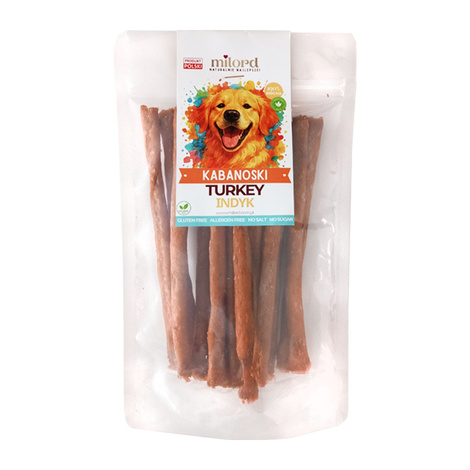 Milord Dog Treats: Turkey Kabanos Sausages, 150 g