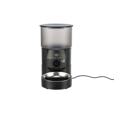 Trixie TX-C Smart Automatic Feeder with Camera, Cat Food Dispenser and Bowl, Black, 18 × 31 × 18 cm, 3 L