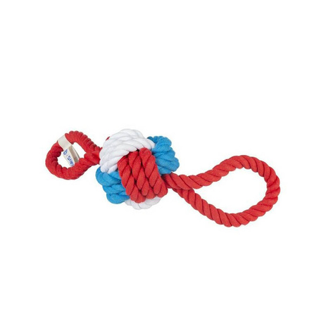 DUVO+ Smurfs Dog Toy: Ball + 2 Ropes, 42 cm