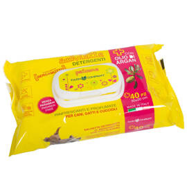 Farm Company Pet Wipes with Argan Oil and Bergamot, 40 count