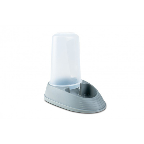 Barry King Automatic Food and Water Dispenser for Dogs or Cats, 0.5 L, Gray