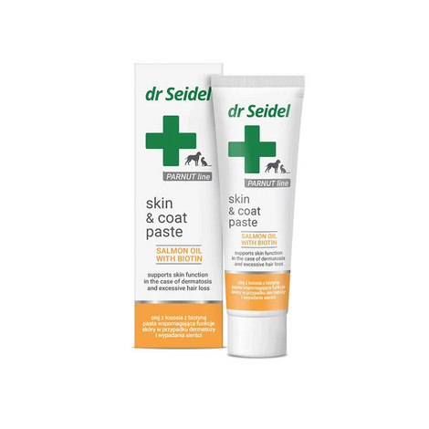 Dr. Seidel Skin & Coat Paste: A paste that supports skin function in cases of dermatitis and hair loss in dogs and cats, 105 g