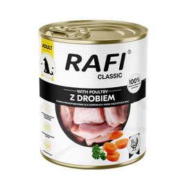 Rafi Classic Wet Dog Food with Poultry, 800 g