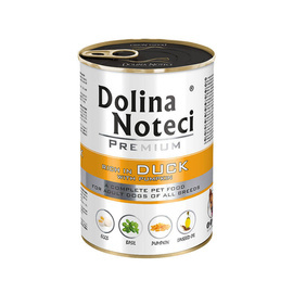 Dolina Noteci Premium Wet Dog Food, Rich in Duck and Pumpkin, 400 g Can