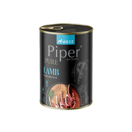 Piper Pure Wet Dog Food: Lamb with Spinach, 400 g