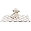 Barry King Plush Dog Toy: Lamb Set, 27 cm, with a 70 x 60 cm blanket