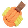 Zolux Dog Toy: Twist Rope Fetch Ball, 6 cm
