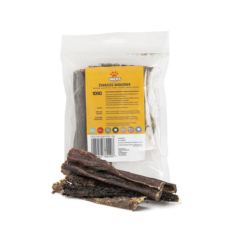 Oners Beef Tripe—A Natural Dog Treat and Chew, 100 g