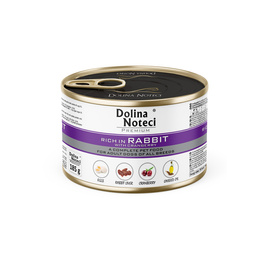 Dolina Noteci Premium Wet Dog Food, Rich in Rabbit with Cranberries, 400 g Can