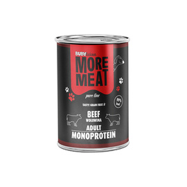 BUBAlicious Pure Beef Mono Wet Dog Food, 400 g