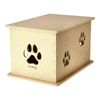 Dolina Noteci Beige Felt Dog House, 32 x 37 x 54 cm