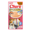 Inaba Cat Churu Cat Treats with Salmon and Tuna, 4 x 14 g
