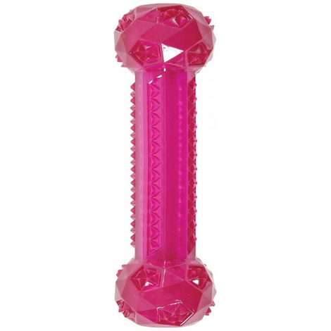 Zolux TPR POP Stick Dog Toy, Pink, 15 cm