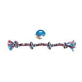Duvo+ Toy: Rope with 4 Knots, 55 cm