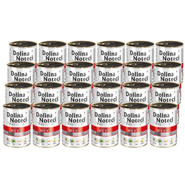 Dolina Noteci Premium Wet Dog Food, Rich in Beef, 24 x 400 g Set