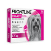 Frontline Tri-act Spot-On Solution for Dogs XS (3 pipettes, 0.5 ml) to Treat Fleas and Ticks