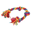 Zolux Dog Toy - Rope Tug Toy with 4 Knots, Rainbow, 78 cm
