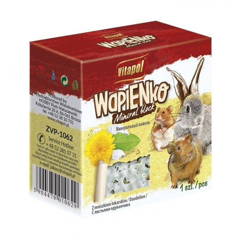 Vitapol Calcium Block for Rodents with Dandelion, 1 piece