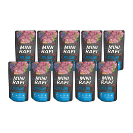 Mini Rafi Wet Dog Food with Lamb, 10 x 150 g Pack