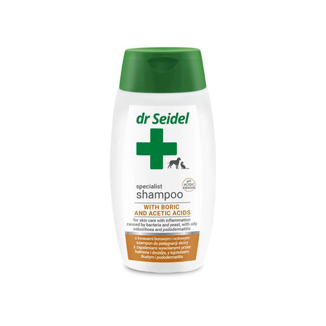 Dr. Seidel Shampoo with Boric and Acetic Acids for Dogs and Cats, 220 ml