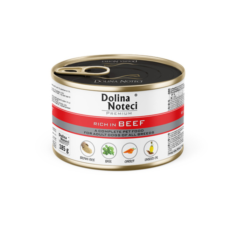 Dolina Noteci Premium Wet Dog Food, Rich in Beef, 400 g Can