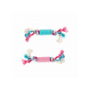 DUVO+ TPR Toy: Pastel-Colored Tube and Rope, 20 cm