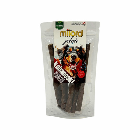 Milord Dog Treats: Venison Kabanos Sausages, 150 g