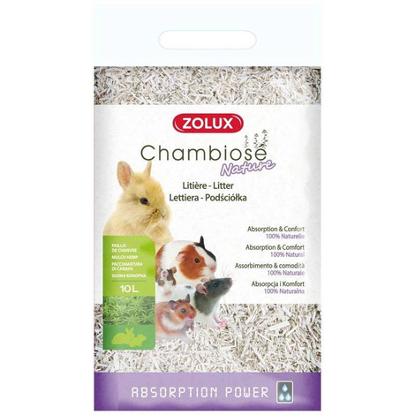 Zolux Chambiose Nature Plant-Based Bedding, 10 L