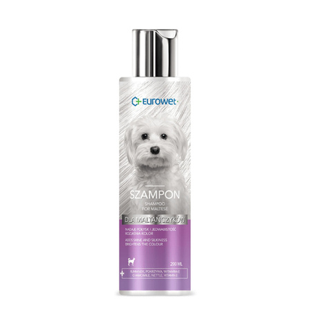 Eurowet Dog Shampoo for Maltese Dogs, 200 ml