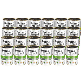 Dolina Noteci Premium Wet Dog Food, Rich in Venison, 24 x 400 g Set
