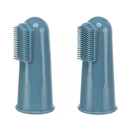 Trixie Silicone Toothbrush Set for Dogs and Cats, 2-Pack
